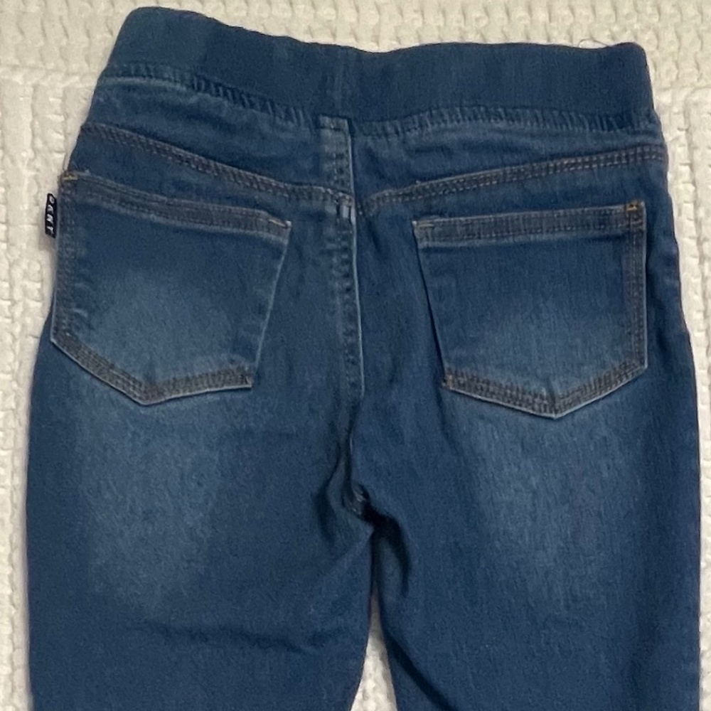 Girls (USED) DKNY Stretch Jeans size 6X - Picture 4 of 4